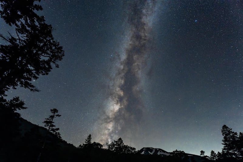 Crystals in the night sky